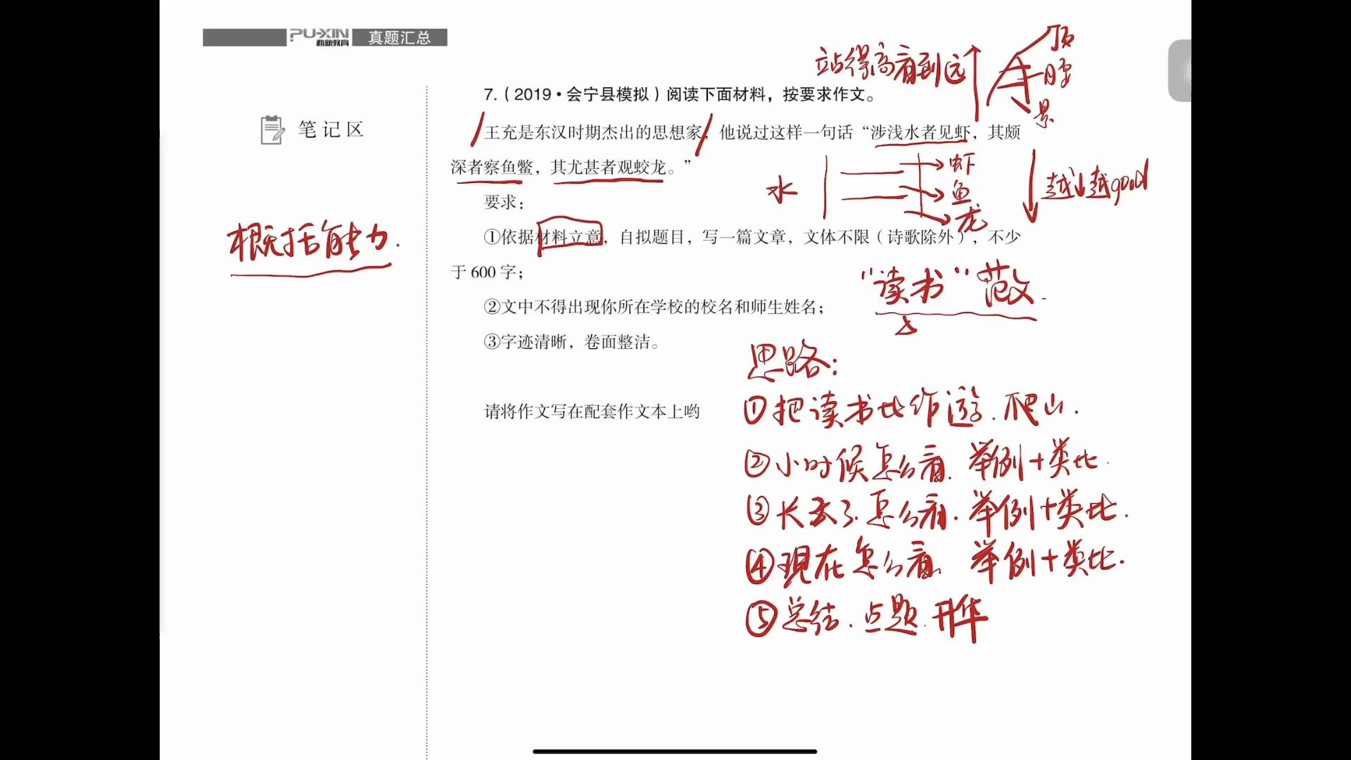 材料作文:“东汉王充鱼虾鳖龙的名言” | 动物世界里的食物链顶端哔哩哔哩bilibili