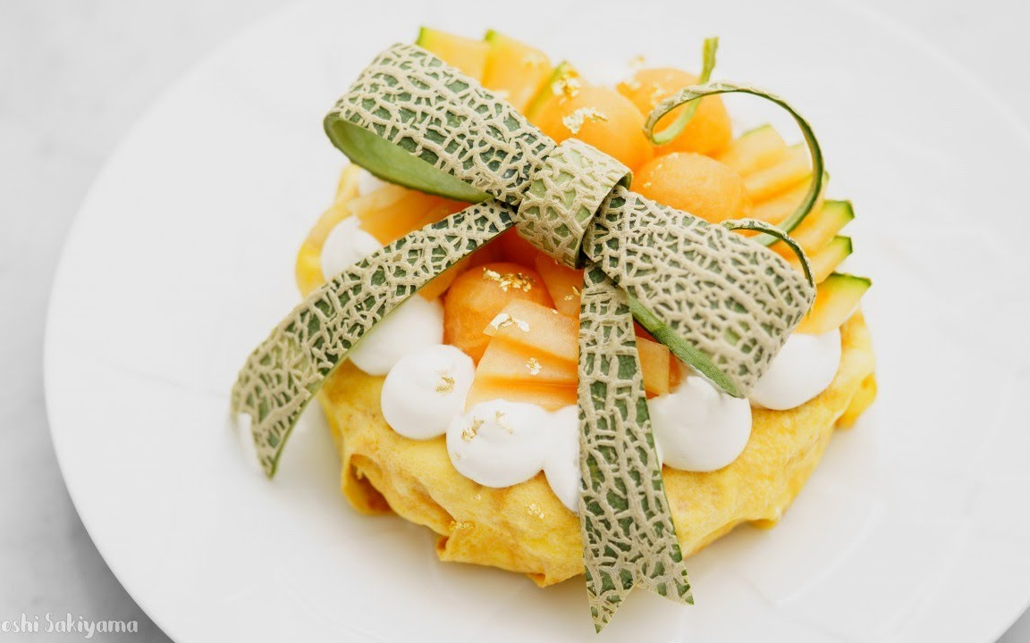 ikashiya哈密瓜千层蛋糕melonmillecrepe