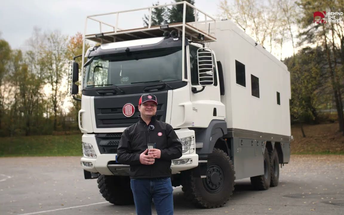 參觀tatra工廠改裝的太拖拉 鳳凰 6x6 越野房車 太帥了