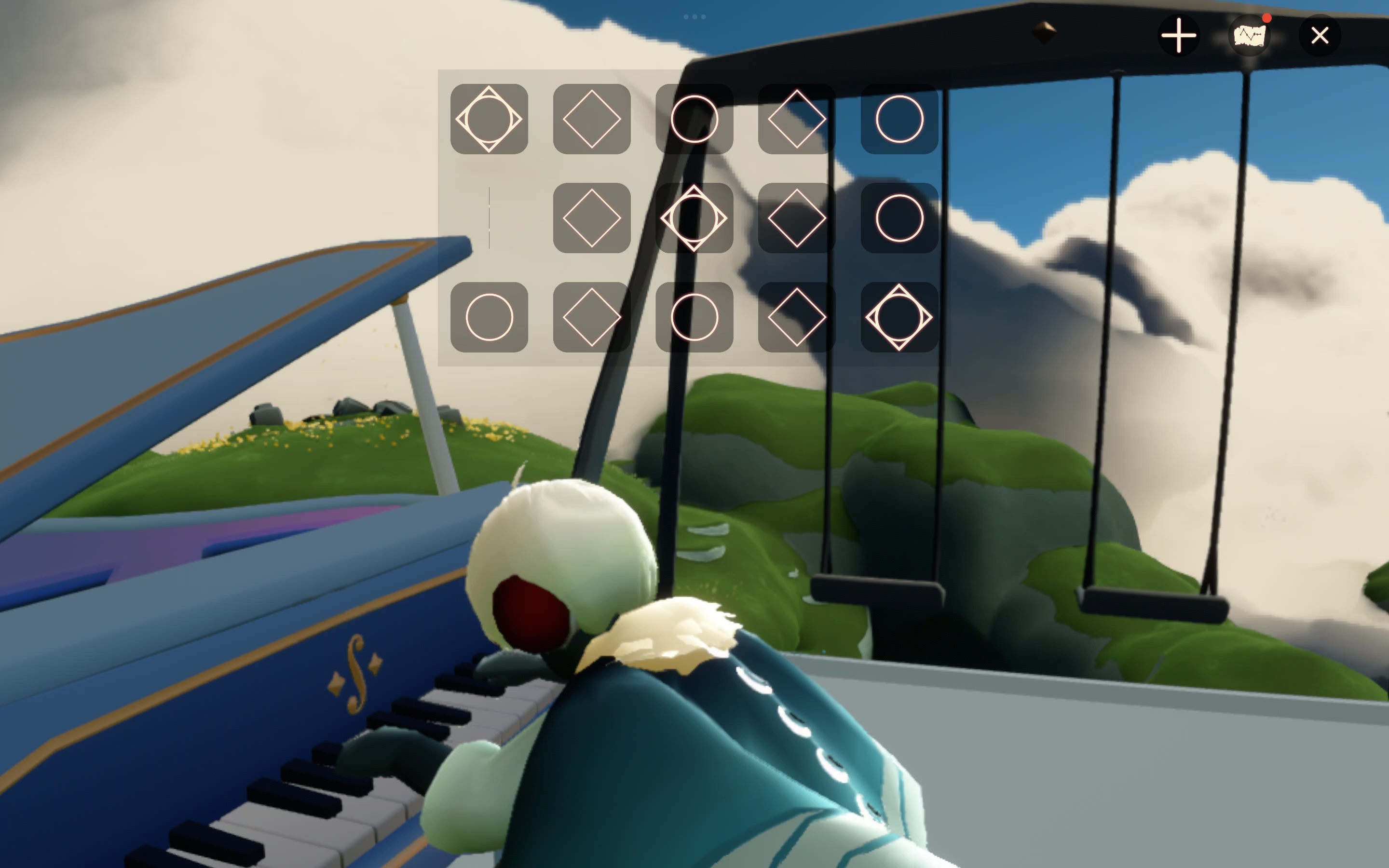 光遇·弹琴《夜空中最亮的星》