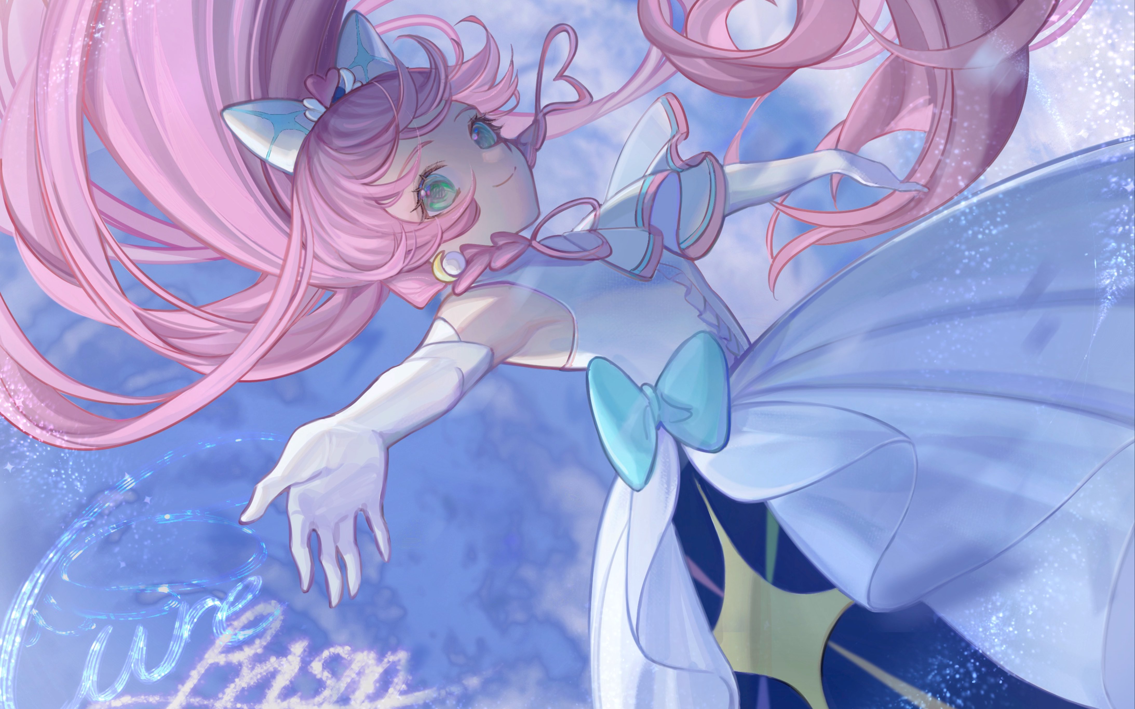 【procreate】光之美少女天空 真白/光棱天使