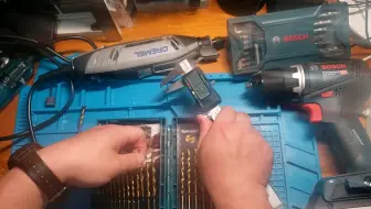 牧田金属钻孔，在电动工具面前手动工具都是弟弟。