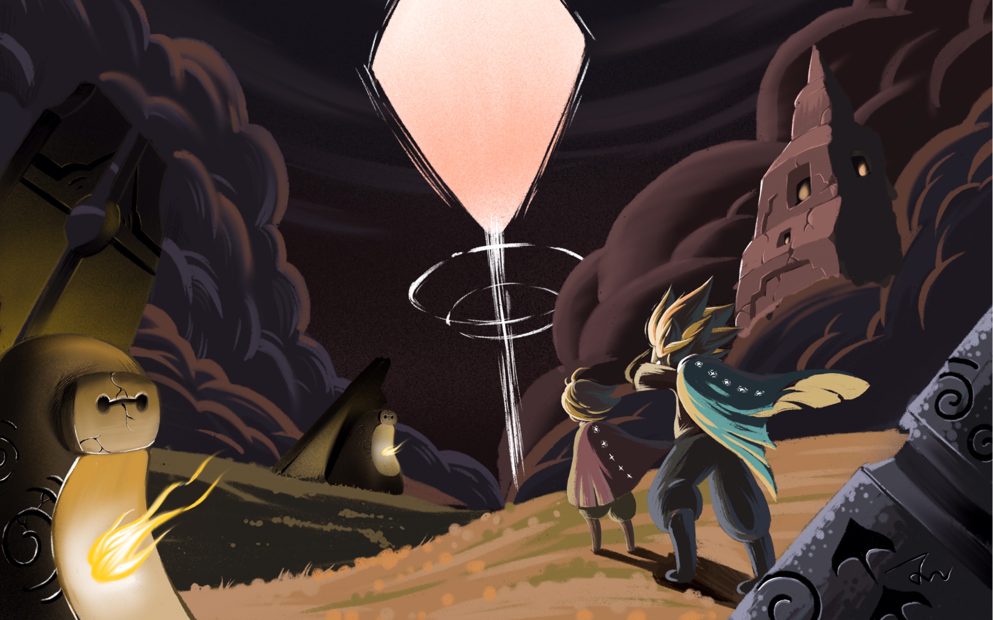 sky光遇绘画画一张光遇的暴风眼