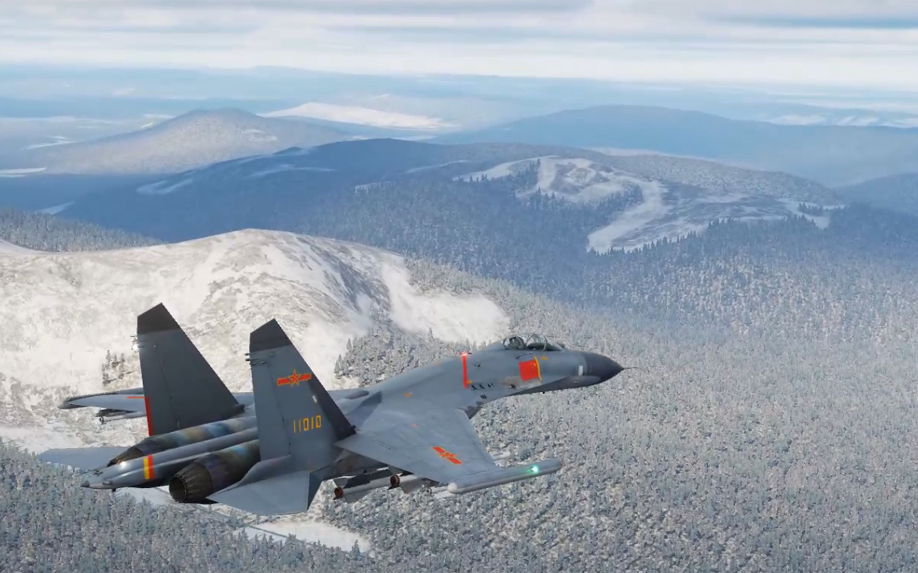 【dcs world】歼-11a空战练习