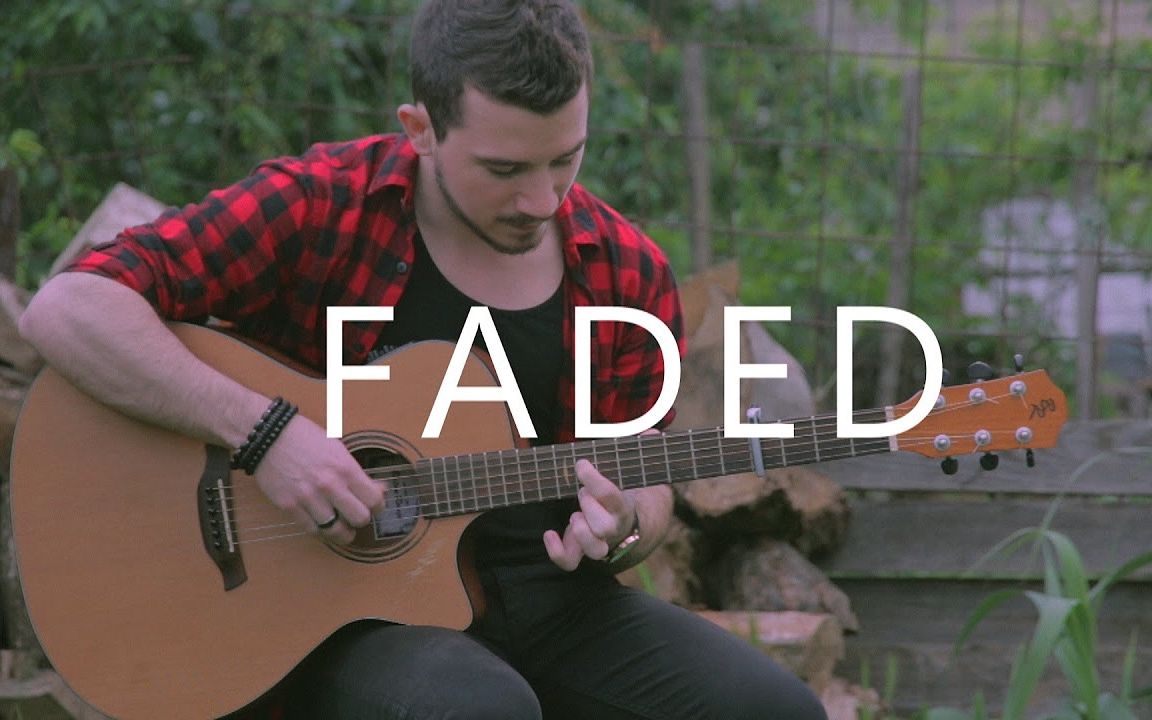 [图]火爆全球的电音《Faded》，用吉他弹出来是什么味道？