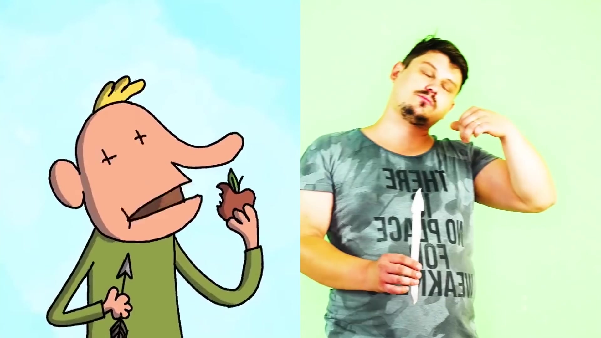 太有才了,搞笑卡通模仿