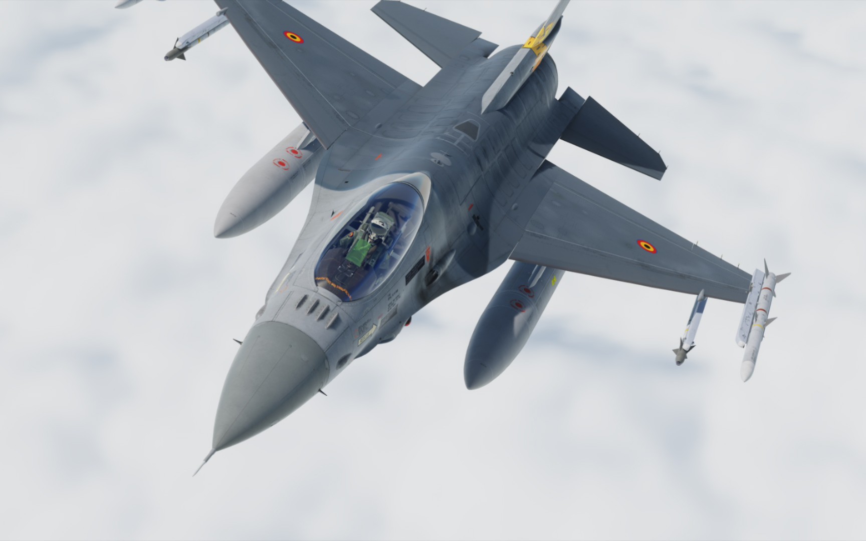 【战争雷霆】f16c 对不起冒犯了,下次我先规避