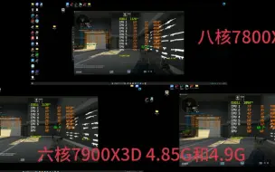 Download Video: 1000多帧数下：7800X3D和7900X3D哪个强？六核八核一目了然，让你涨知识点的核心帧数影响