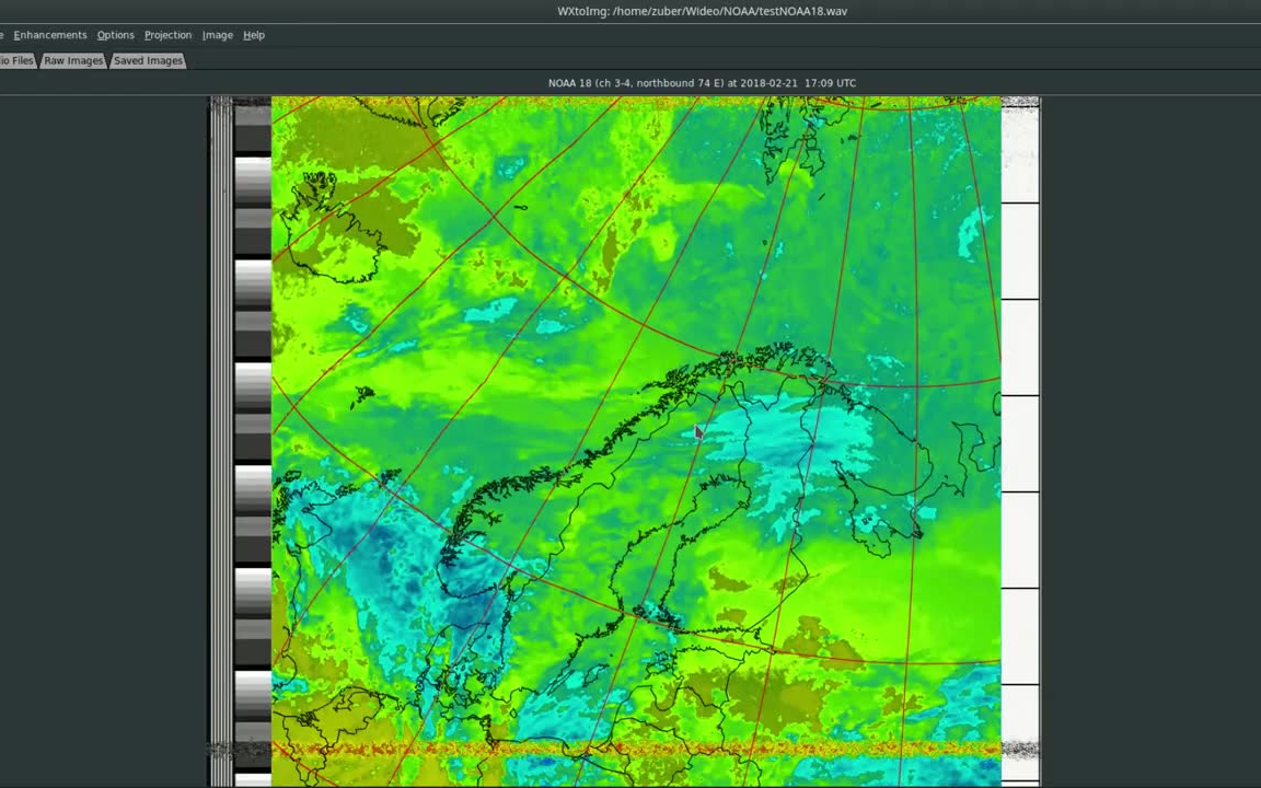 通过自制天线从NOAA气象卫星接收图像哔哩哔哩bilibili