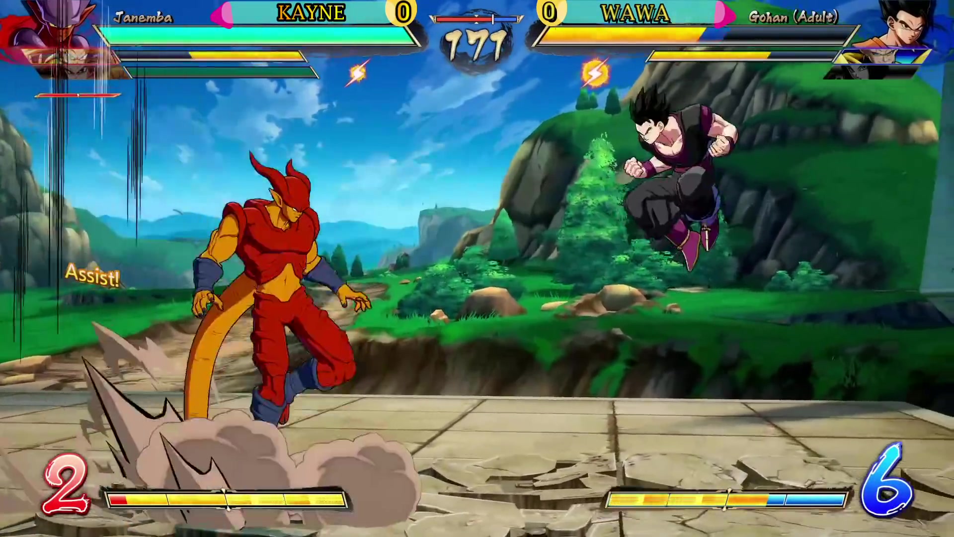 [图]【龙珠斗士Z】知名玩家的较量 Wawa VS kayne 「DBFZ KAYNE VS WAWA Dragon [Ball FighterZ] 」