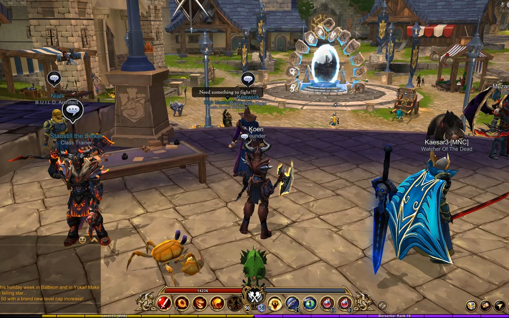 adventure quest 3d berserker daily boss speed run