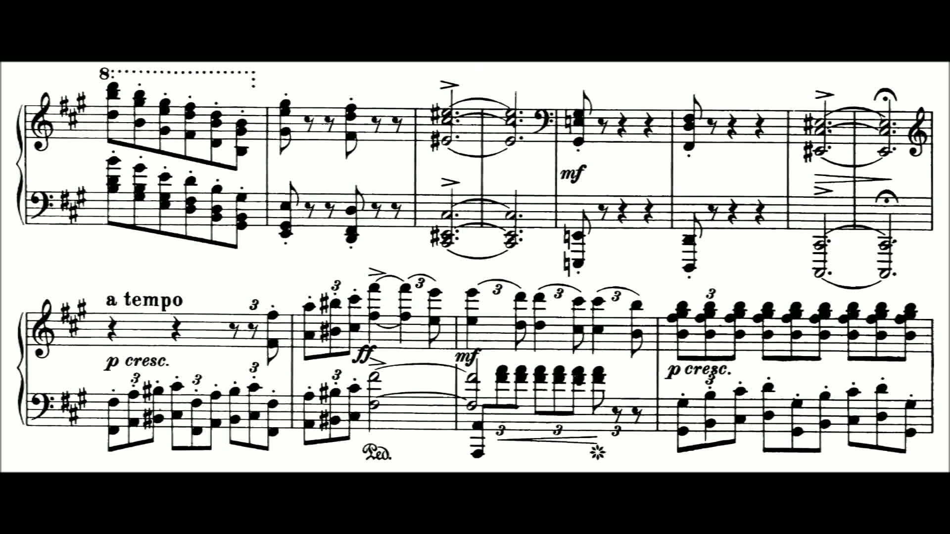 [图]勃拉姆斯 升f小调第二钢琴奏鸣曲 作品2 Brahms Sonata No.2 in F-sharp minor, Op.2 (Zimerman)