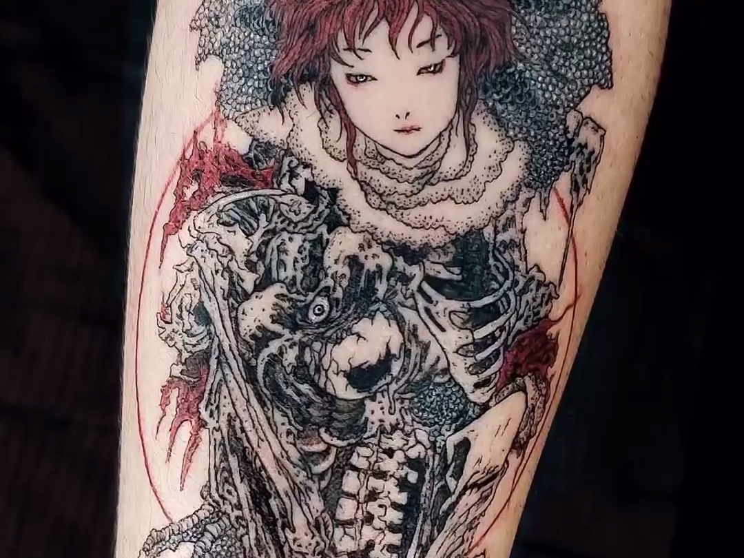 这图案满满的细节#杰艺纹身器材 ##纹身机 ##纹身刺青 ##纹身色料