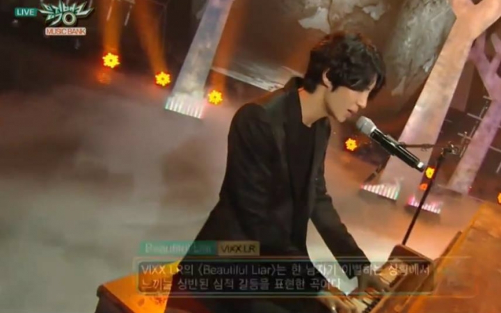 [图]【VIXX LR】 Beautiful Liar音乐银行Music Bank现场