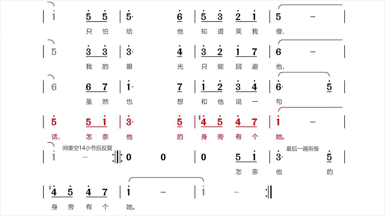 萨克斯光标动态曲谱心恋