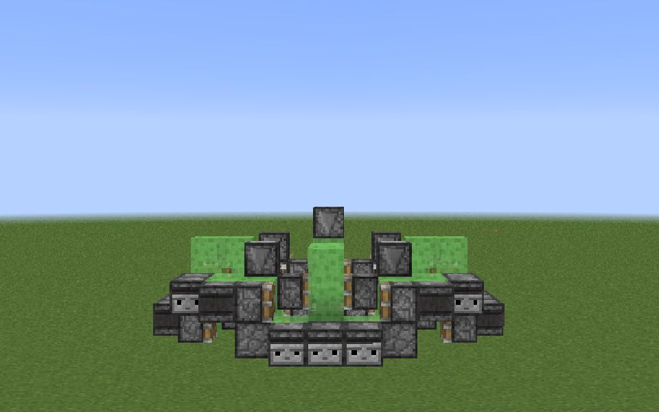 我的世界-红石飞行器(1-4向)教学