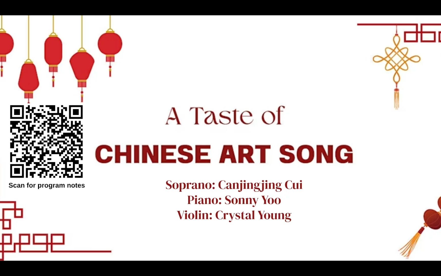 [图]A taste of Chinese Art Song 中国艺术歌曲音乐会