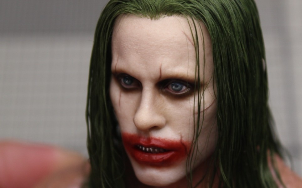 非ht hottoys 正义联盟 莱托小丑植发效果展示 头雕根植