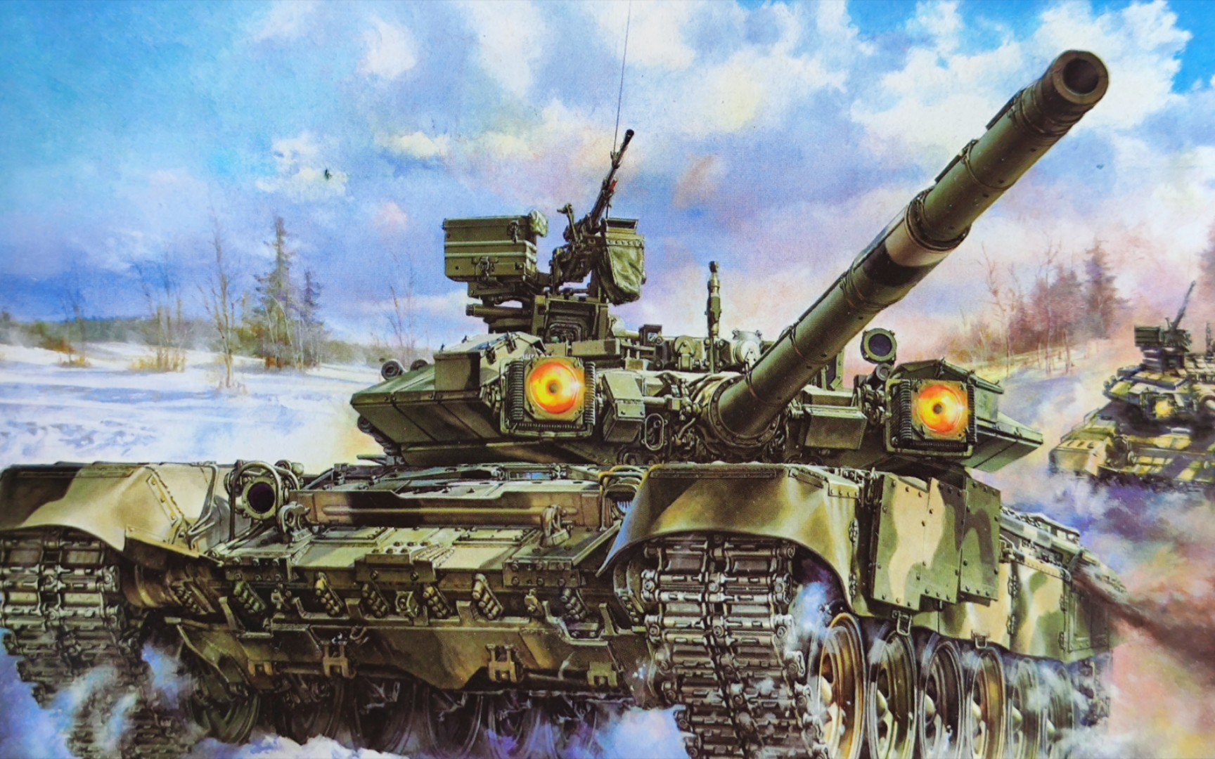 【模型】ah俄罗斯t90a坦克模型素组和注意要点分享