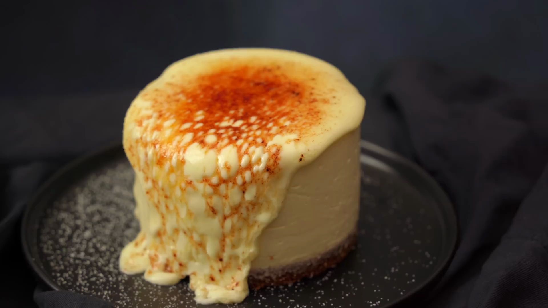 免烤箱 火灸焦糖乳酪芝士蛋糕