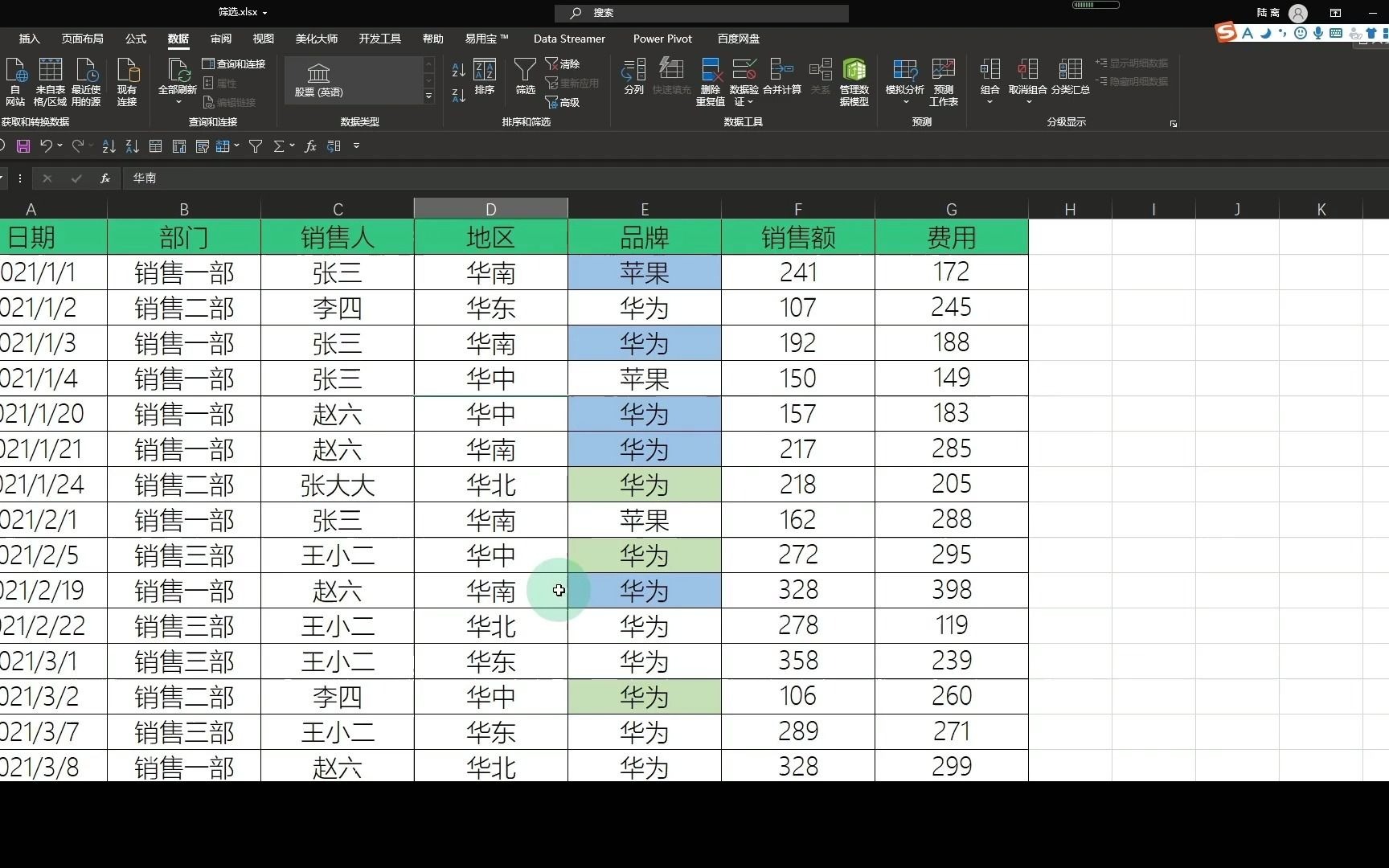 你所不知道的Excel高级筛选功能哔哩哔哩bilibili