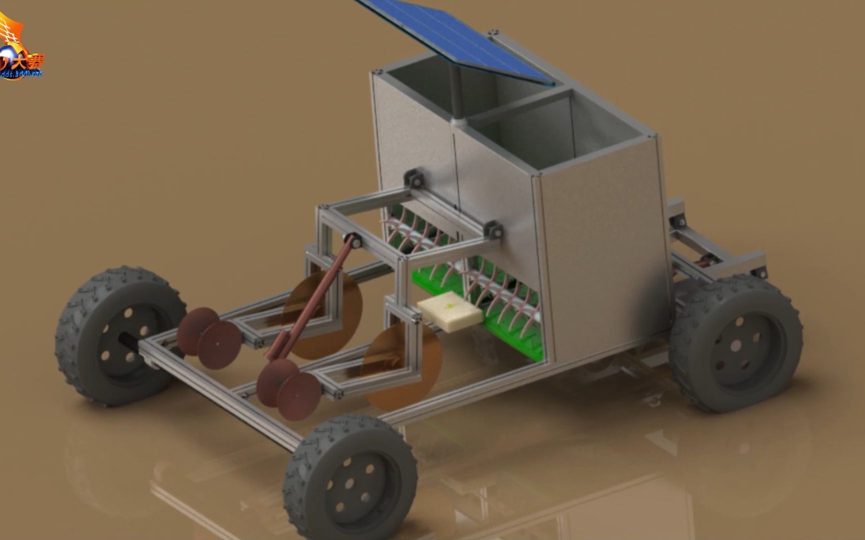 "固沙利器"——一体化沙障铺设机械