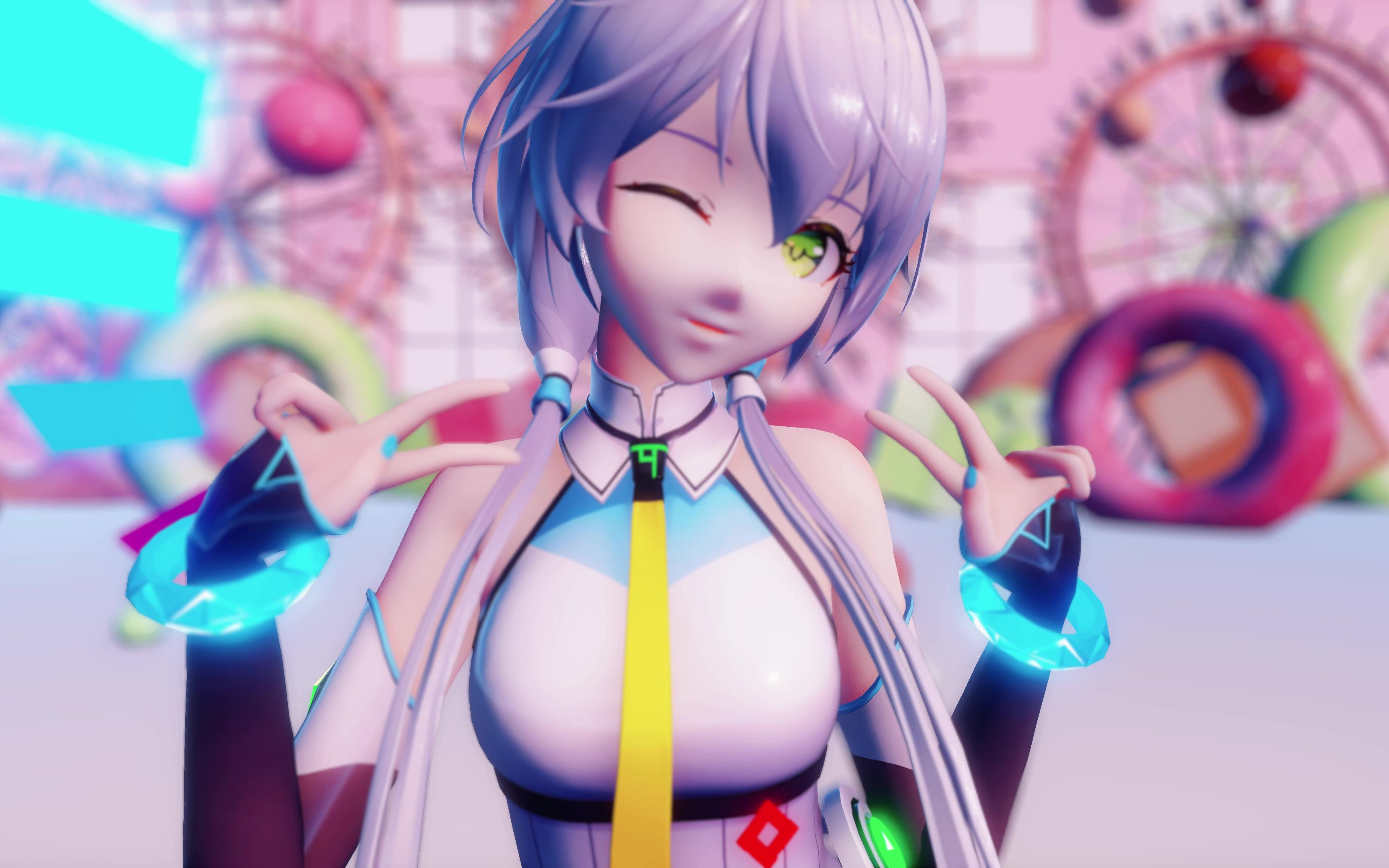 [洛天依v4公式服mmd]dumb dumb
