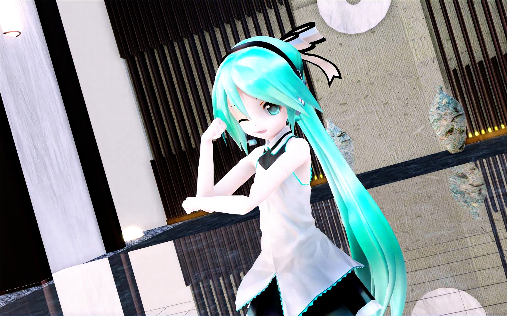 三妈式初音mmd喵耳开关萌出一脸血标准4分钟