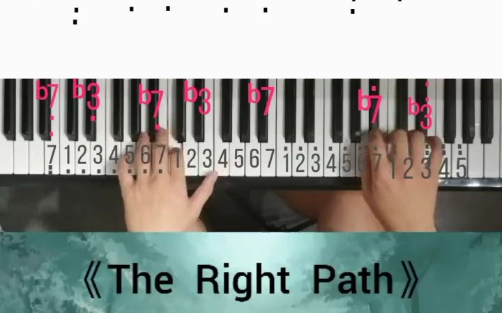 [图]《The Right Path》完整版教学 晚秋 你的bgm真抢镜 钢琴教学