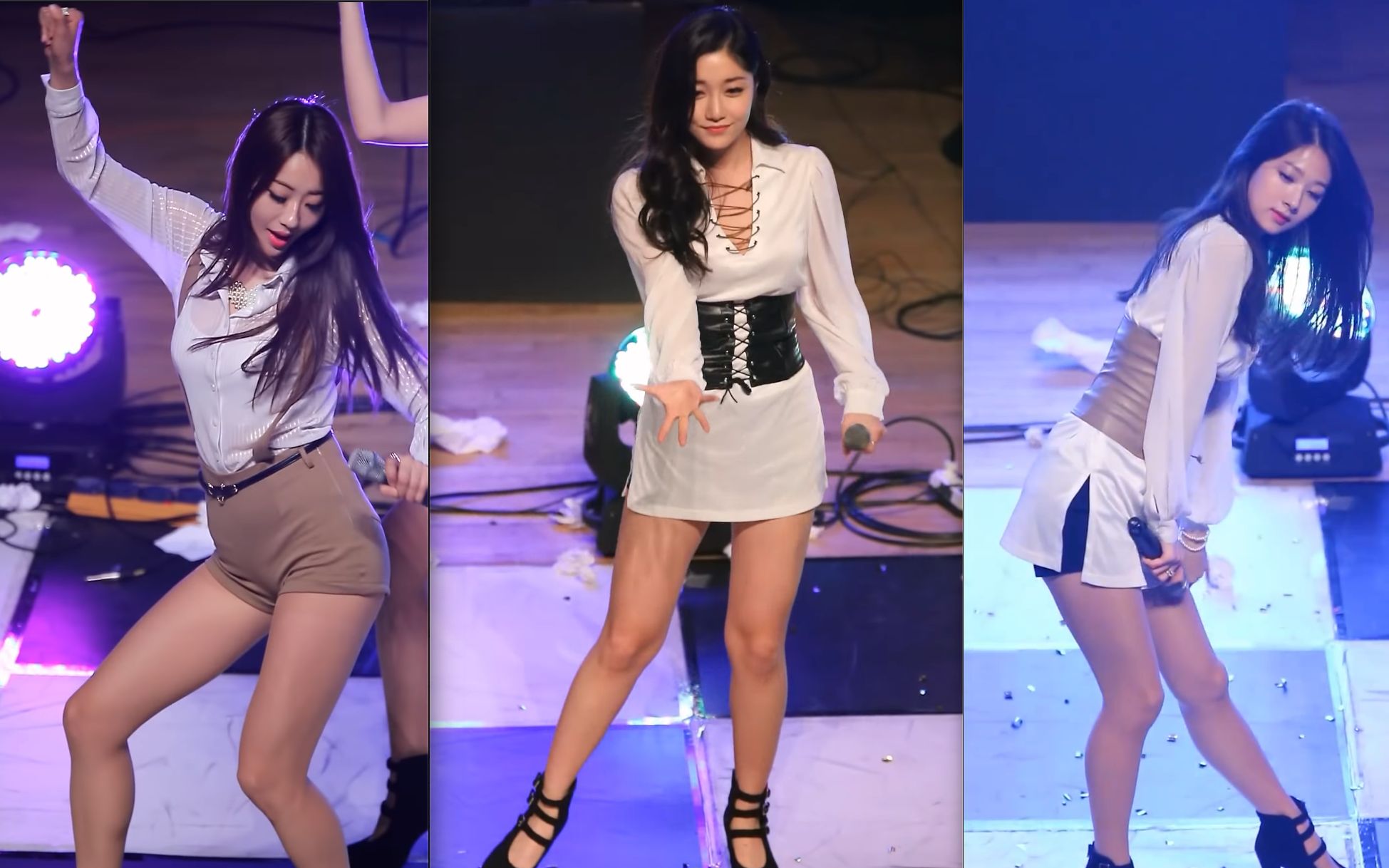 140526 nine muses 柳世罗&朴景丽&朴敏荷_哔哩哔哩 (゜-゜)つロ 干杯