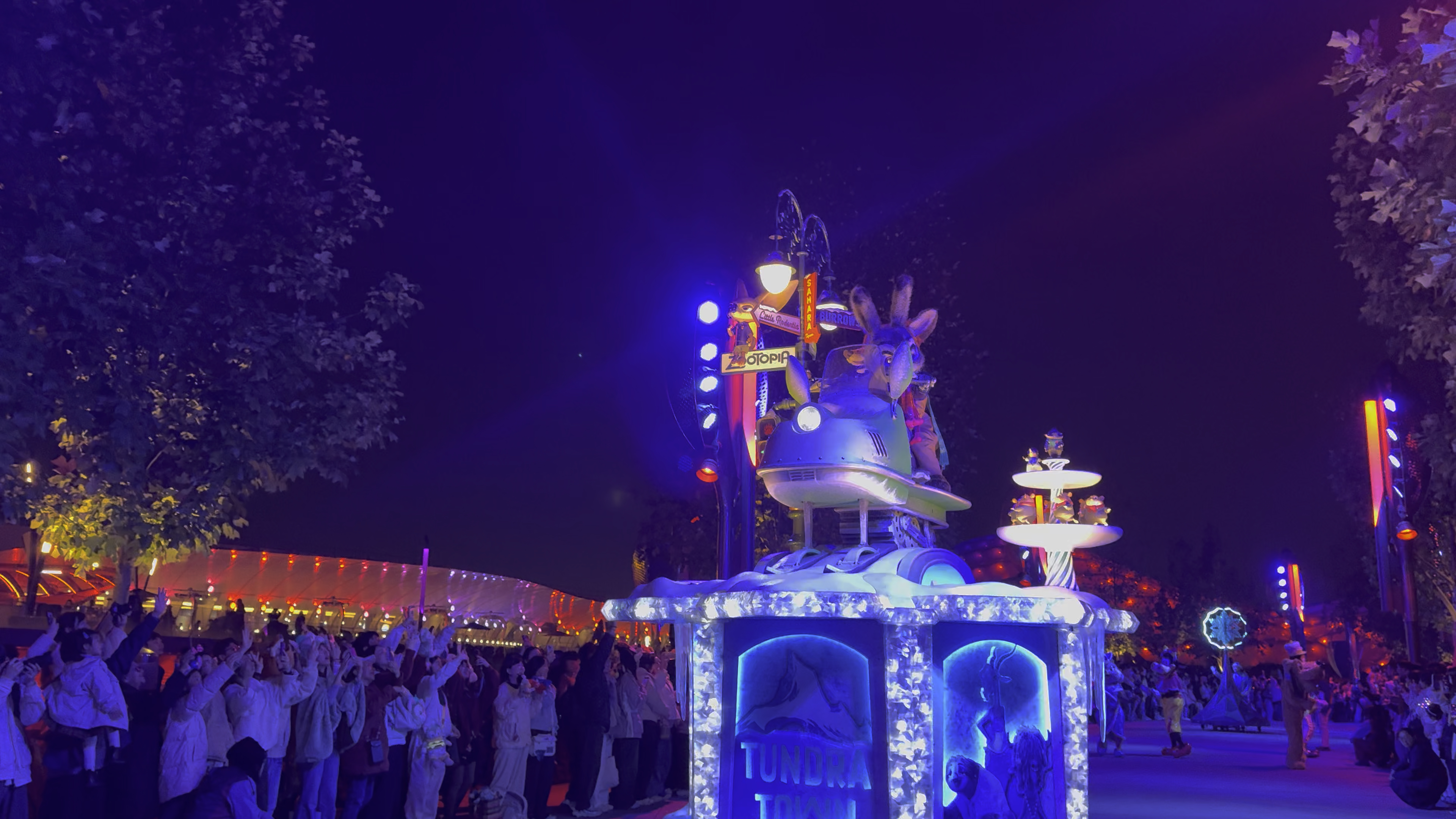 2025迪士尼冬日季奇幻巡游夜间拍摄