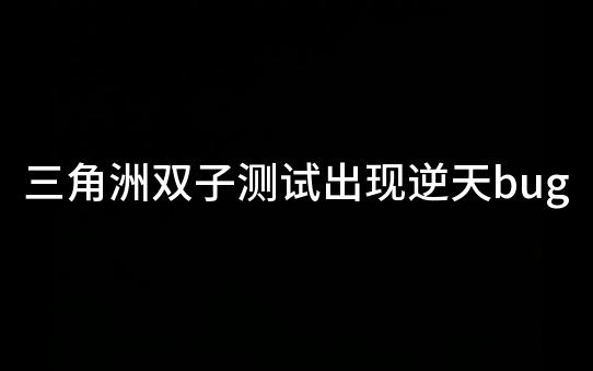 三角洲双子测试:队友都是保险人吗?游戏杂谈