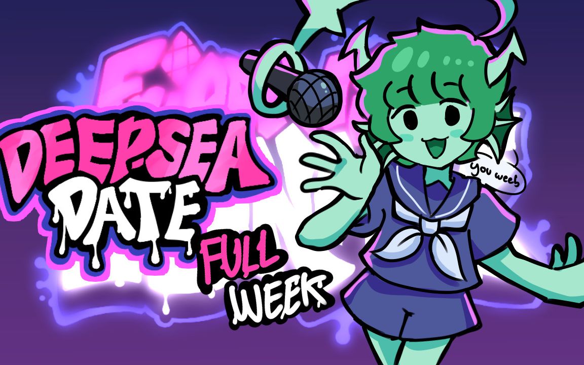 fnf 关于bf在海底说唱这档事