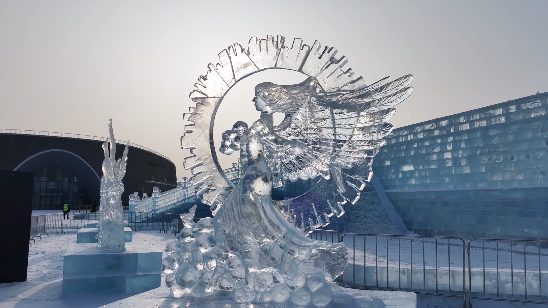 2021年哈尔滨冰雕图片图片