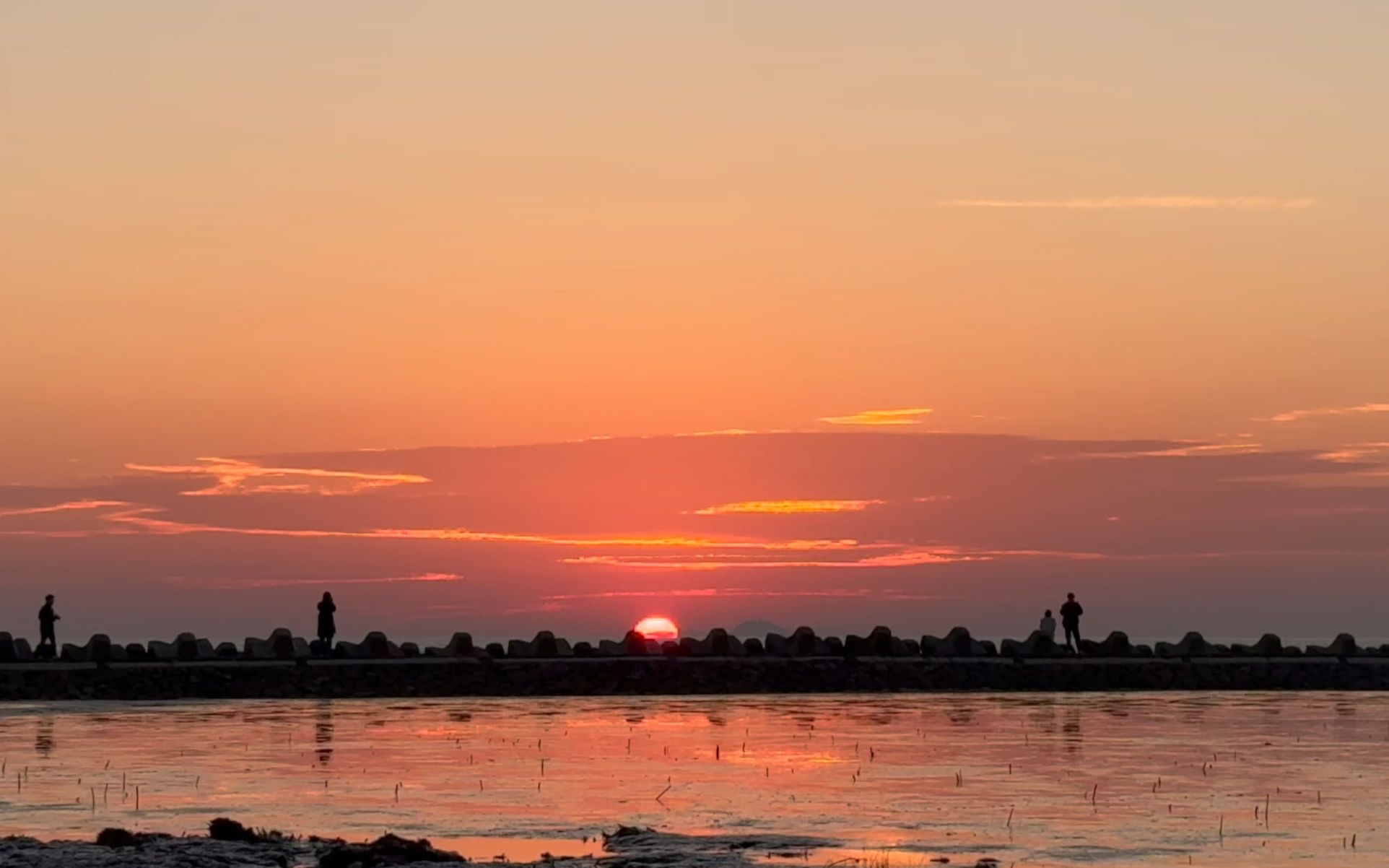 南汇嘴观海公园日出 2023.11.19