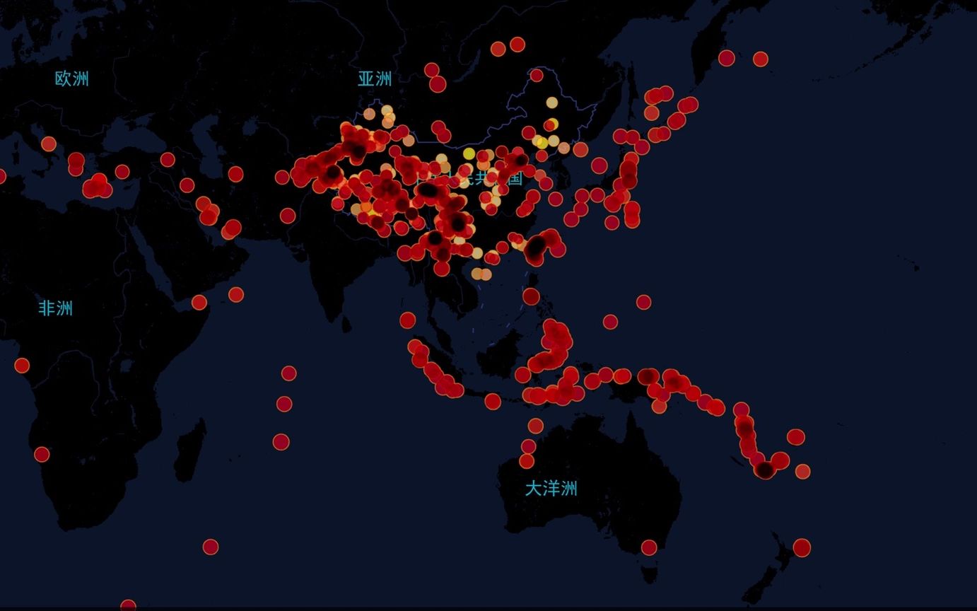 [图]Project_Asia earthquake 2021 seismogenic strobe map