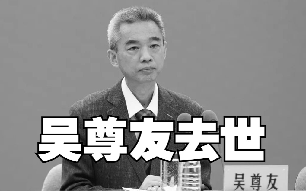 吴尊友因病去世哔哩哔哩bilibili