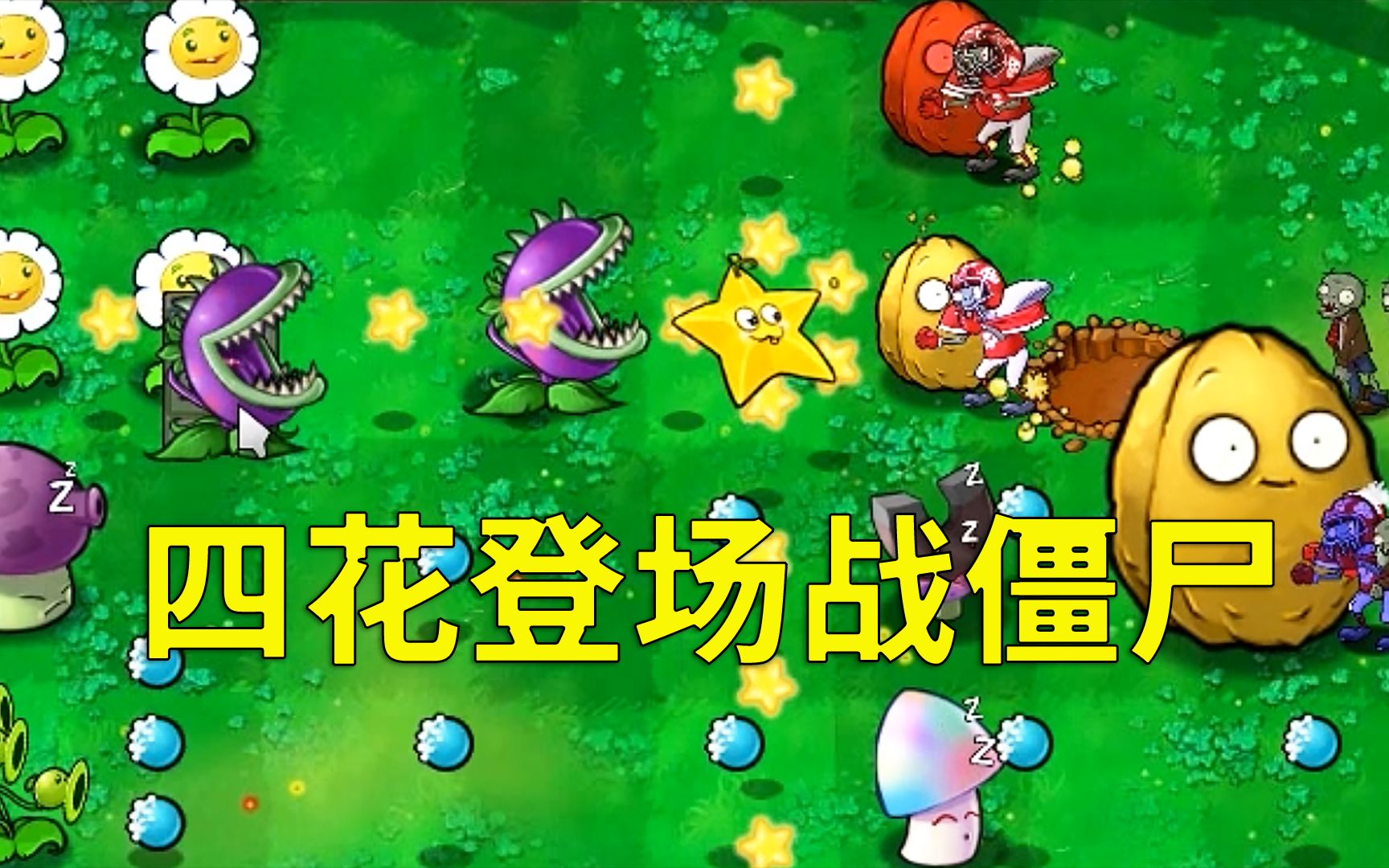 【一花一世界】四花登场战僵尸!哔哩哔哩bilibili