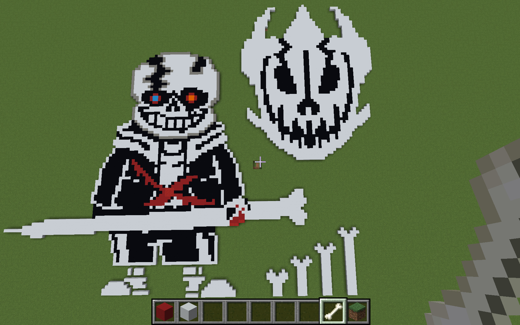 【mc】我居然在mc里做出了魔怔的ulbsans第4阶段!【看完简介再看】