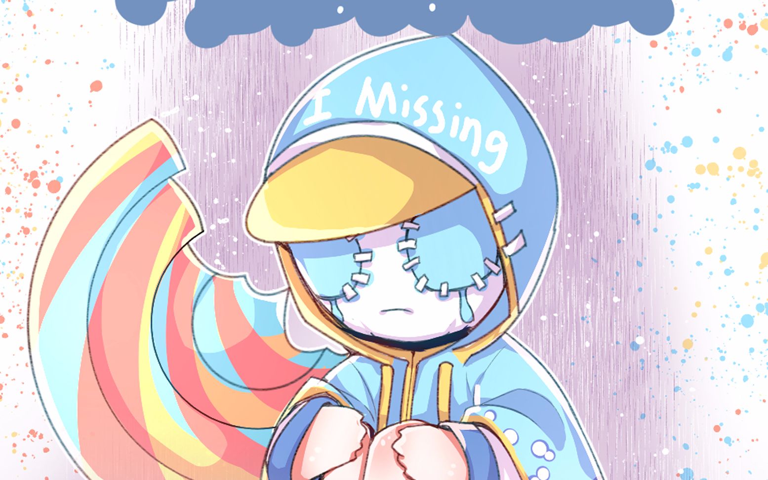 爱哭鬼找到自己的脑袋,还是一个很可爱的小孩.