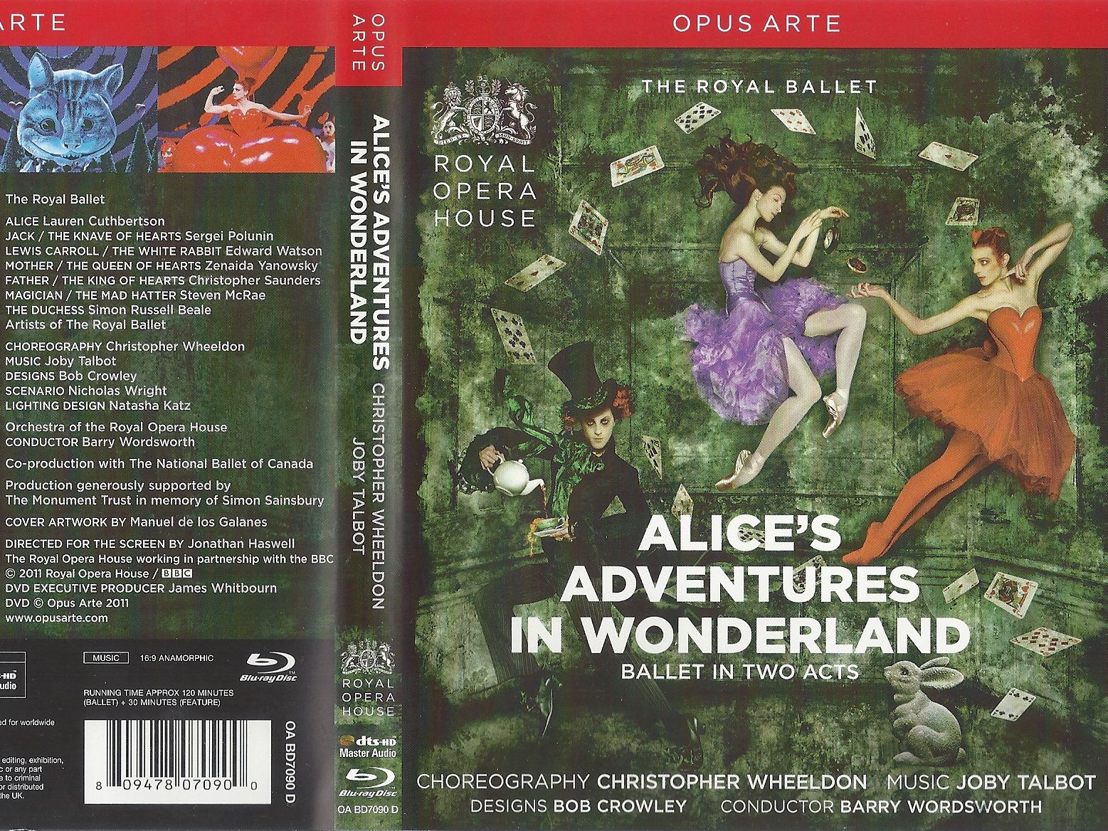 [图]（HI-Res）Joby Talbot - Alice’s Adventures in Wonderland 爱丽丝梦游仙境 2011（蓝光）