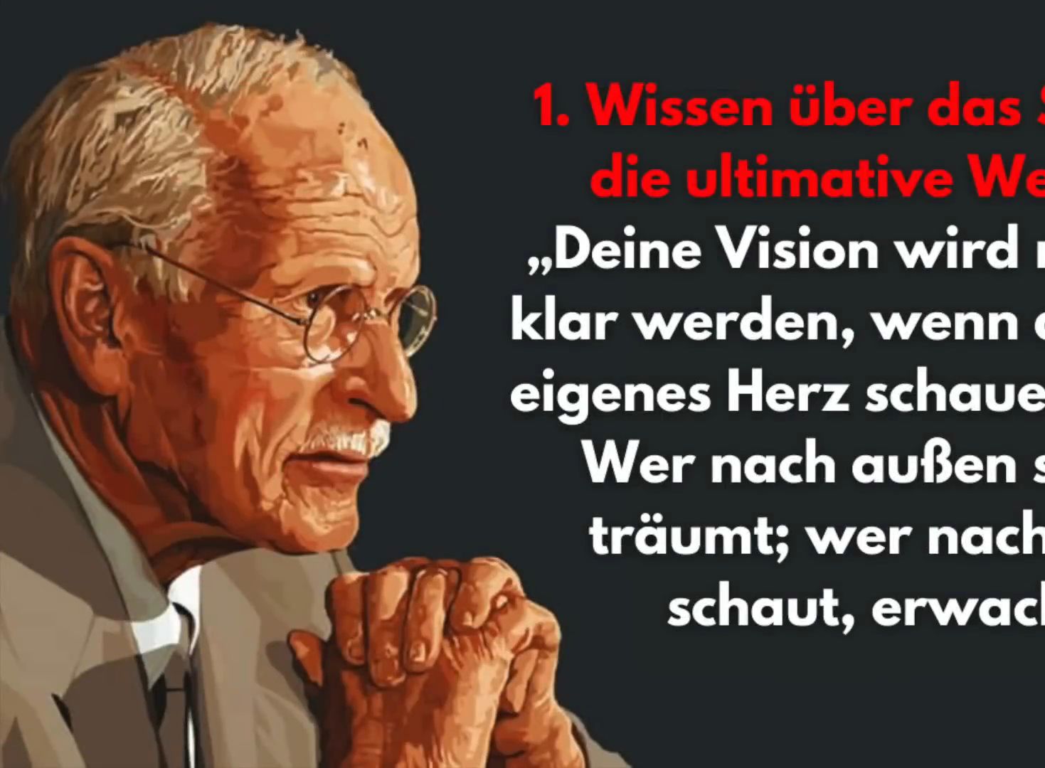 【德语名言】认识自我是终极智慧丨通过卡尔荣格30句名言学习德语哔哩哔哩bilibili