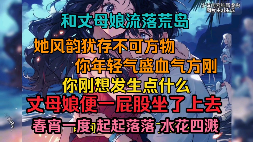 [图]和丈母娘流落荒岛，她风韵犹存不可方物，你年轻气盛血气方刚，你刚想发生点什么，丈母娘边一屁股做了上去，春宵一度…