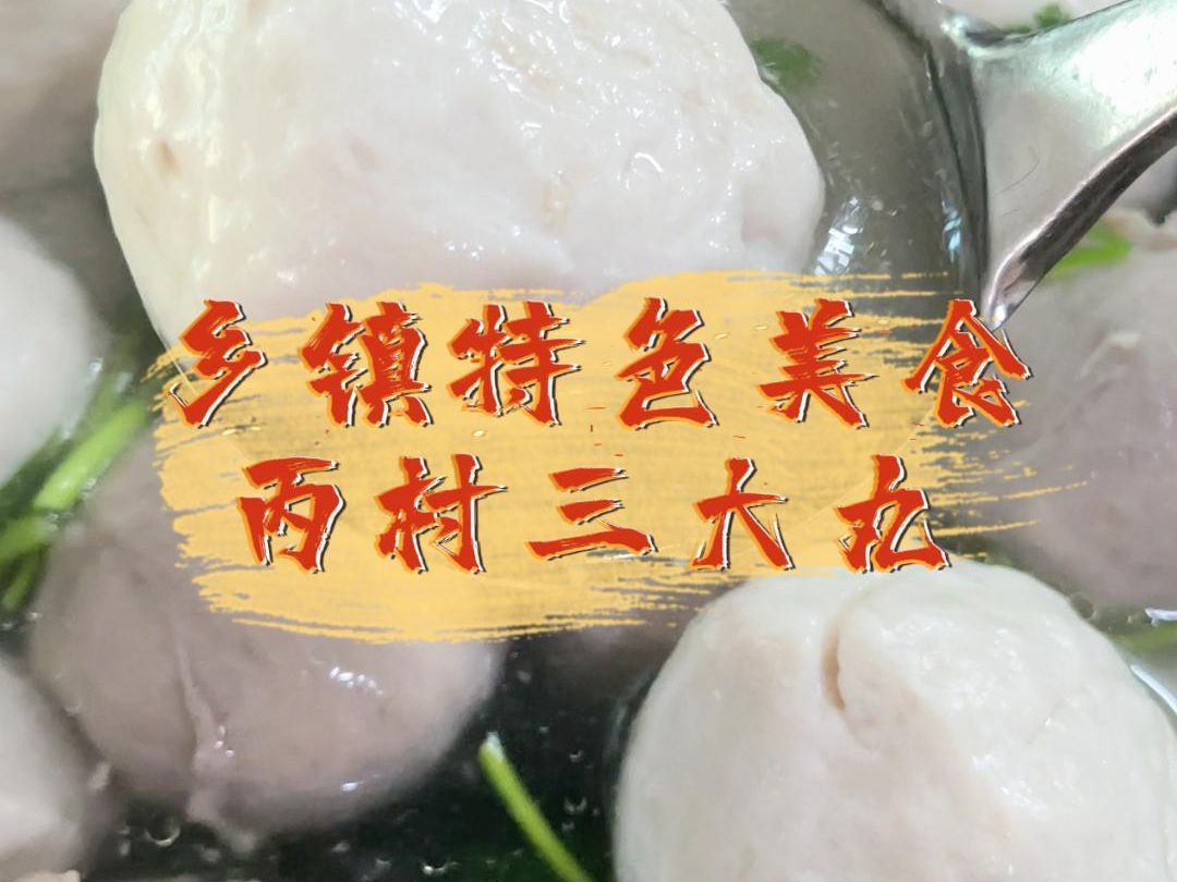 一地一味,一味一食,丙村三大丸你吃过吗?哔哩哔哩bilibili