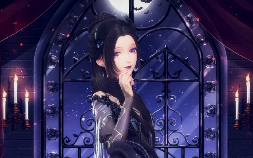 活动作品闪耀暖暖黑鹫裙子绝美搭配