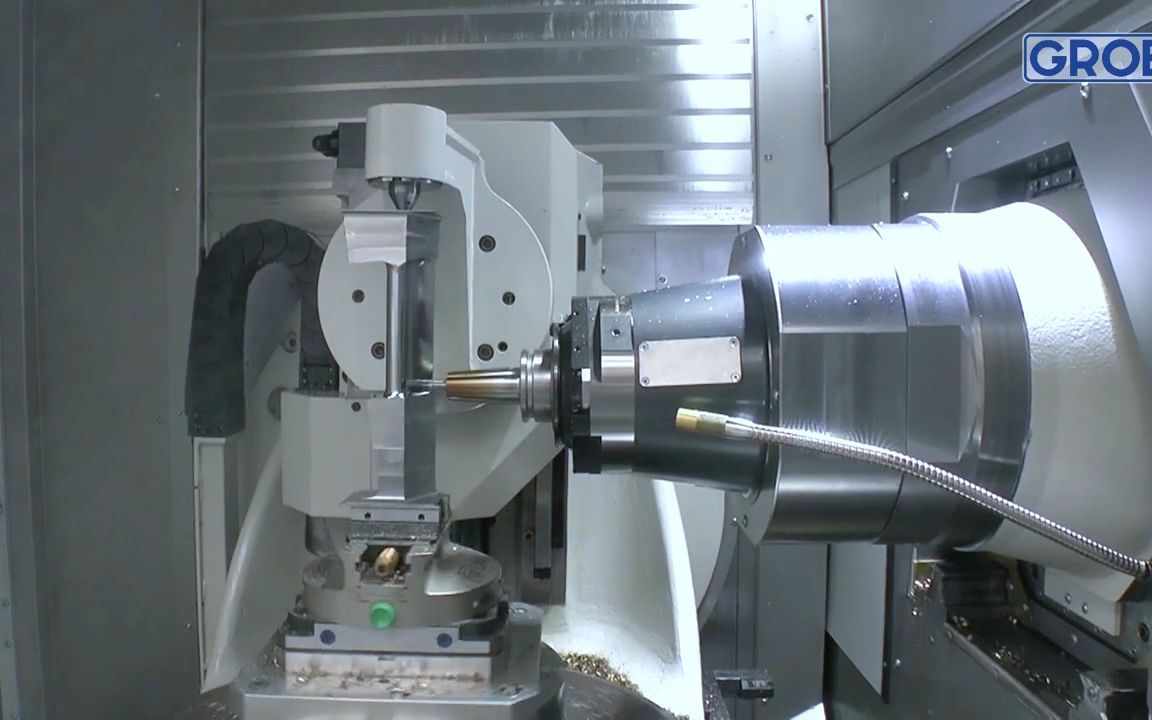 格劳博grob五轴联动加工中心g550涡轮叶片加工