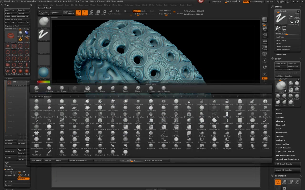 ZBrush+Modo珠宝首饰概念数字雕刻哔哩哔哩bilibili