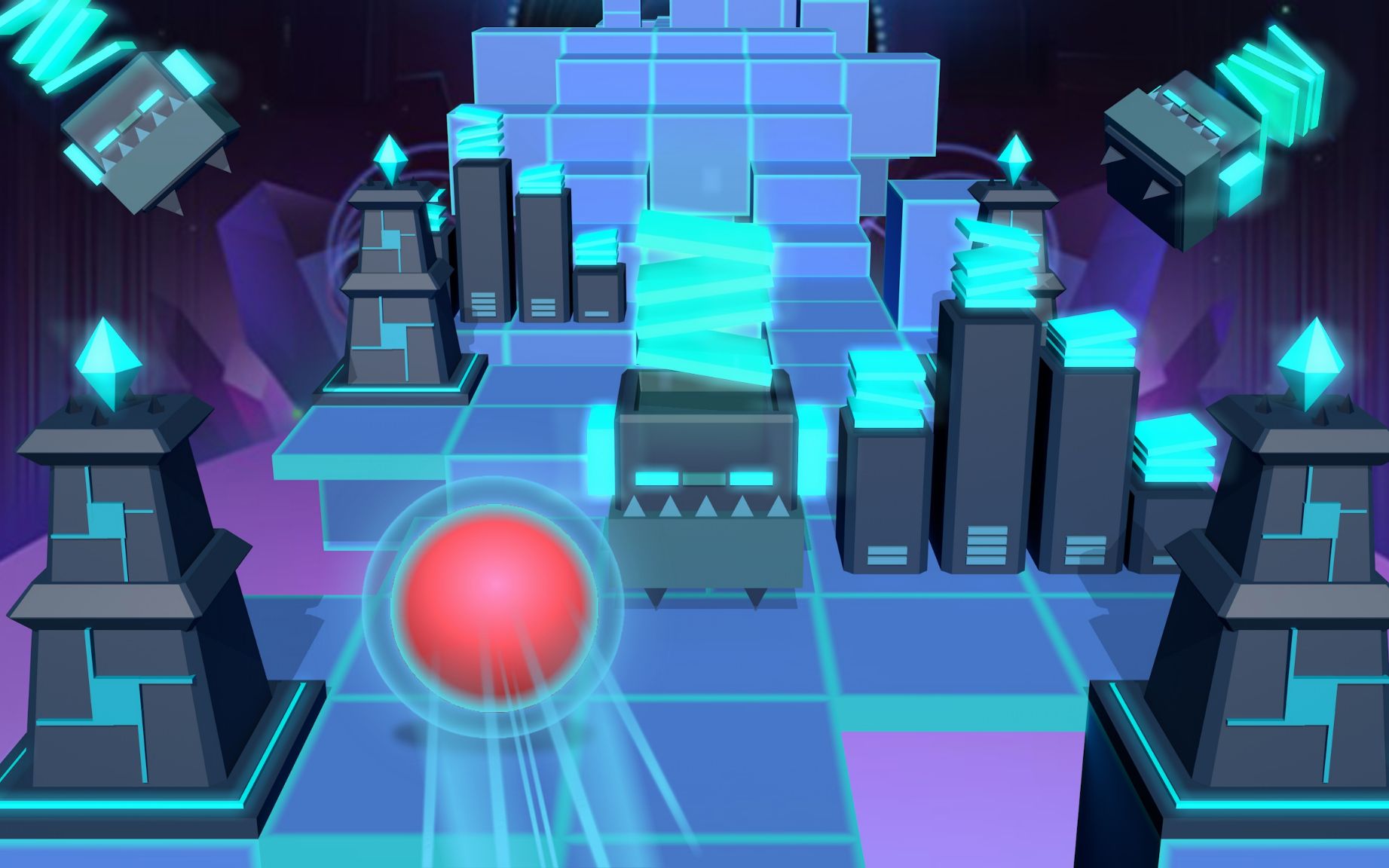 【滚动的天空/tr233饭制】新关卡-迷幻音浪奖励关同人短片_哔哩哔哩