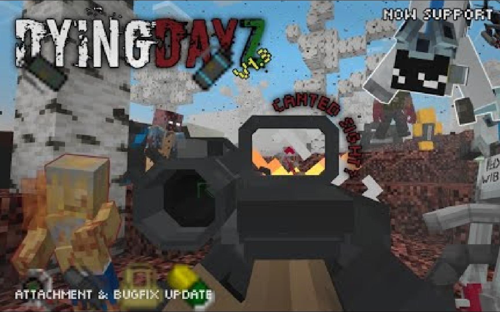 [图][Addon]DyingDayZ v1.3 死亡之日官方模组预告片 Minecraft Bedrock 1.20.12+