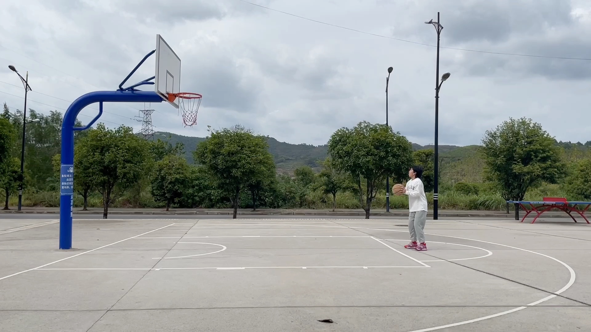 罚球线投篮训练